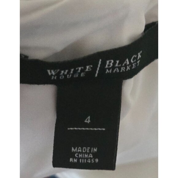 White House Black Market Floral Pencil Skirt Fully Lined multicolor Size 4 - Picture 5 of 6